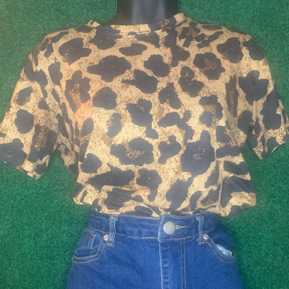 Leopard Print Tee